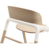 Giraffe High Chair, Neutral Wood/White - Highchairs - 2