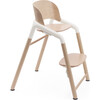 Giraffe High Chair, Neutral Wood/White - Highchairs - 6