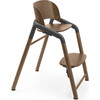 Giraffe High Chair, Warm Wood/Gray - Highchairs - 5