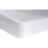 Silk Fitted Crib Sheet, White - Crib Sheets - 3