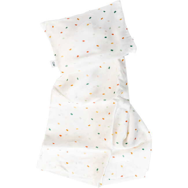 Silk Fitted Crib Sheet, Slumber Party - Crib Sheets - 3