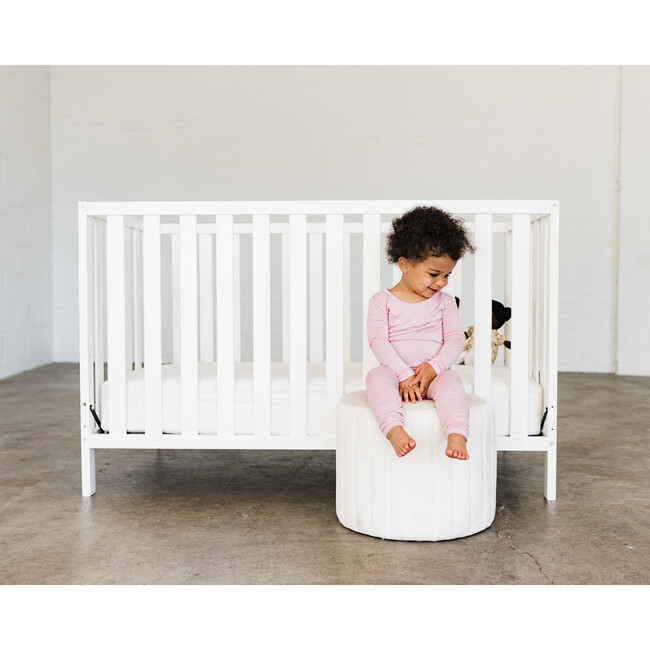 Silk Fitted Crib Sheet, White - Crib Sheets - 8