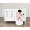Silk Fitted Crib Sheet, White - Crib Sheets - 8