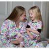 Watercolors Women's Bamboo Pajamas, White - Pajamas - 2