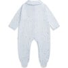 Star & Crown Organic Cotton Sleepsuit, Blue - Footie Pajamas - 2