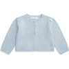 Cashmere Lurex Cardigan, Pale Blue - Cardigans - 1 - thumbnail