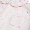 Star & Crown Organic Cotton Sleepsuit, Pink - Footie Pajamas - 3