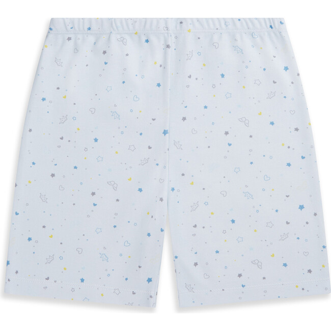 Star & Crown Organic Cotton Short Pyjama, Child, Blue - Pajamas - 4