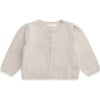 Cashmere Lurex Cardigan, Blush - Cardigans - 1 - thumbnail