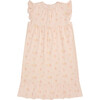 Pom Pom Organic Cotton Nightgown, Pink - Nightgowns - 1 - thumbnail