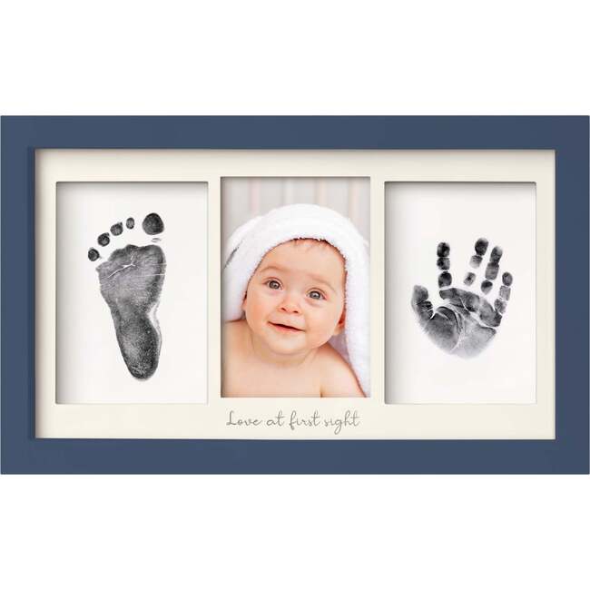 Clean Touch Inkless Hand And Footprint Duo Frame Kit, Midnight Blue