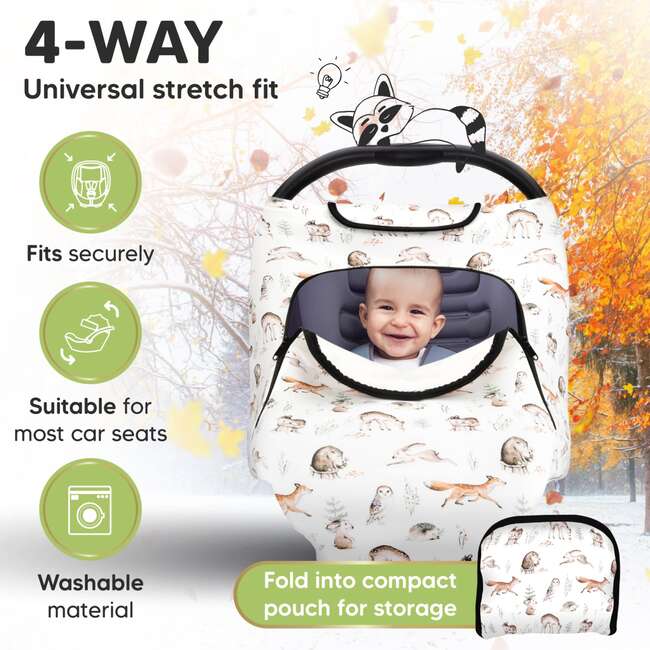 WARMZY Baby Car Seat Cover, Arcadia - Car Seat Accessories - 2