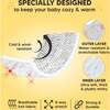 WARMZY Baby Car Seat Cover, Herringbone - Car Seat Accessories - 3