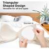 Women's Contour Organic Nursing Pads, Soft White - Breastfeeding Support - 3