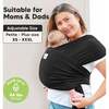 D-Lite Wrap Carrier, Trendy Black - Carriers - 3