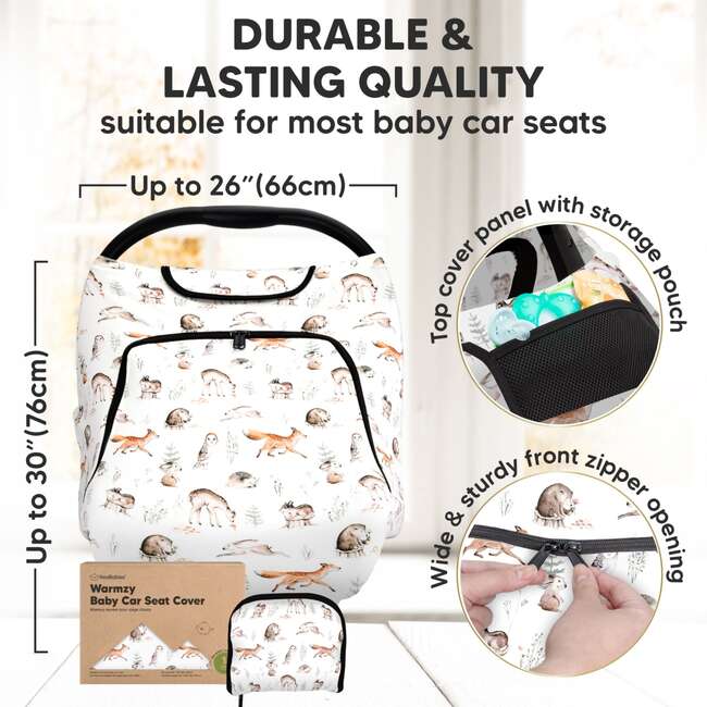 WARMZY Baby Car Seat Cover, Arcadia - Car Seat Accessories - 4
