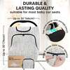 WARMZY Baby Car Seat Cover, Herringbone - Car Seat Accessories - 4