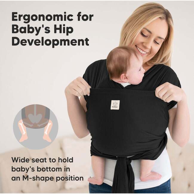 D-Lite Wrap Carrier, Trendy Black - Carriers - 4