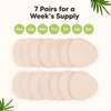 Women's Contour Organic Nursing Pads, Bare Beige - Breastfeeding Support - 6