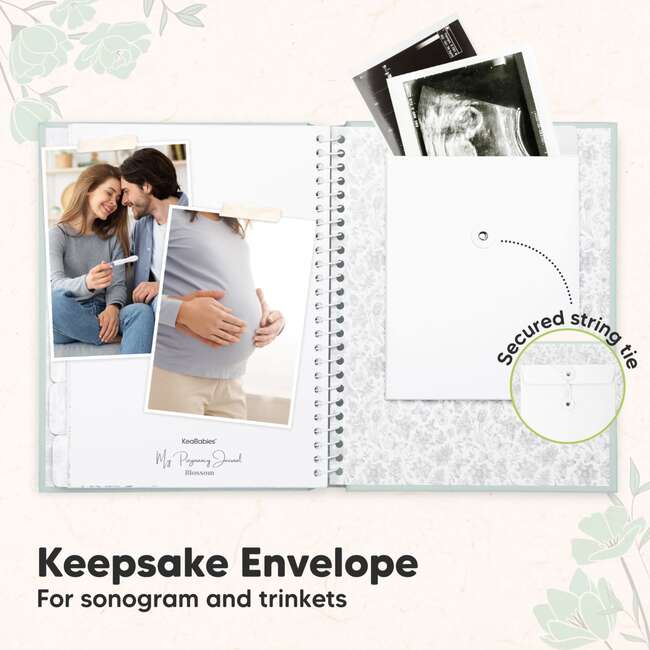 Blossom Pregnancy Journal, Sage - Art - 7