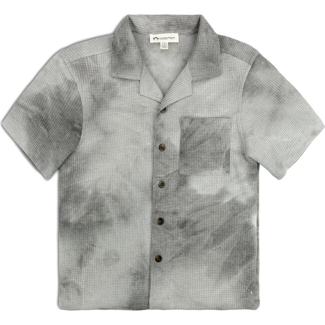 Resort Shirt, grey tie dye