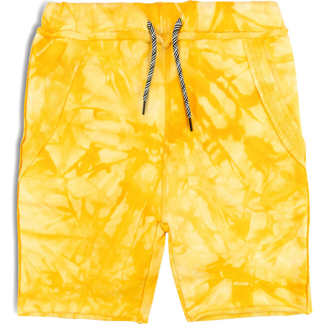 Brighton Shorts, lemon tie dye
