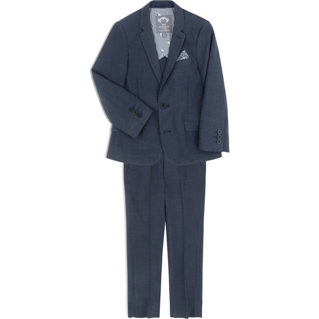 2-PC Stretchy Mod Suit, crown blue