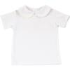 Teddy Peter Pan Collar Shirt, Watch Hill White - Shirts - 1 - thumbnail
