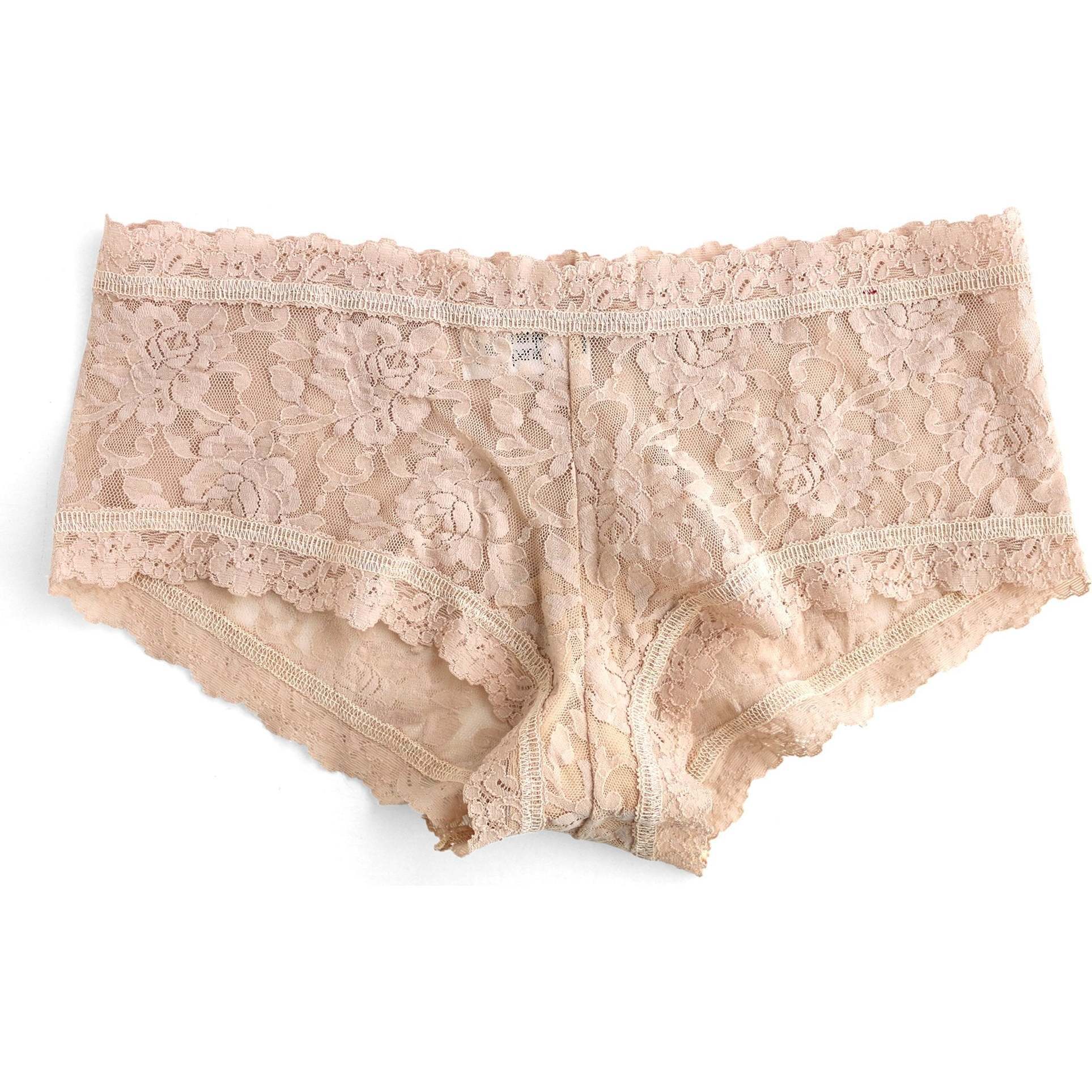 Signature Lace Boyshort, Chai - Underwear - 1