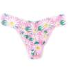 Printed Signature Lace Original Rise Thong, Hello Spring - Underwear - 1 - thumbnail