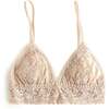 Signature Lace Padded Triangle Bralette, Chai - Bras - 1 - thumbnail