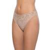 Signature Lace Original Rise Thong, Chai - Underwear - 2