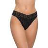 Signature Lace Original Rise Thong 3 Pack, Black/White/Chai - Underwear - 3