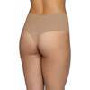 BreatheSoft Hi-Rise Thong, Taupe - Underwear - 3