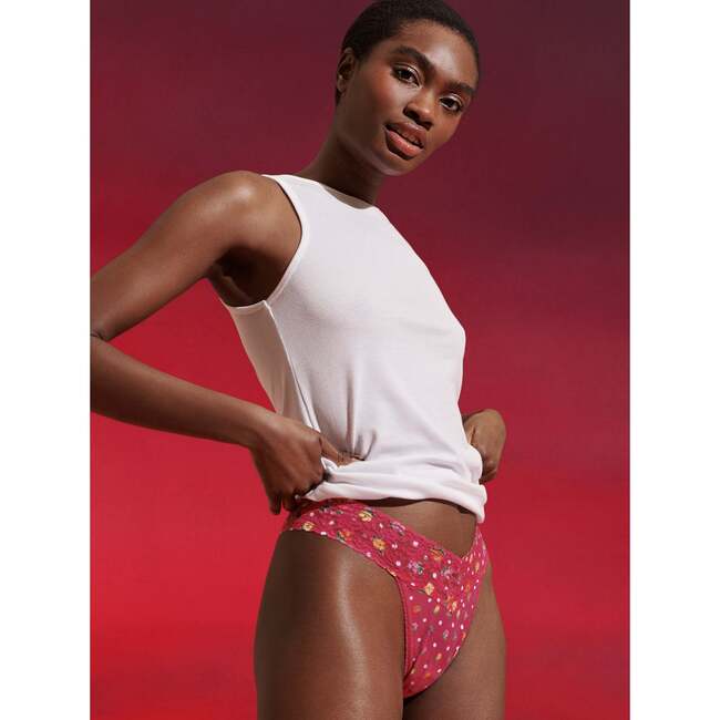 SUPIMA® Cotton Printed Original Rise Thong, Heidi - Underwear - 4
