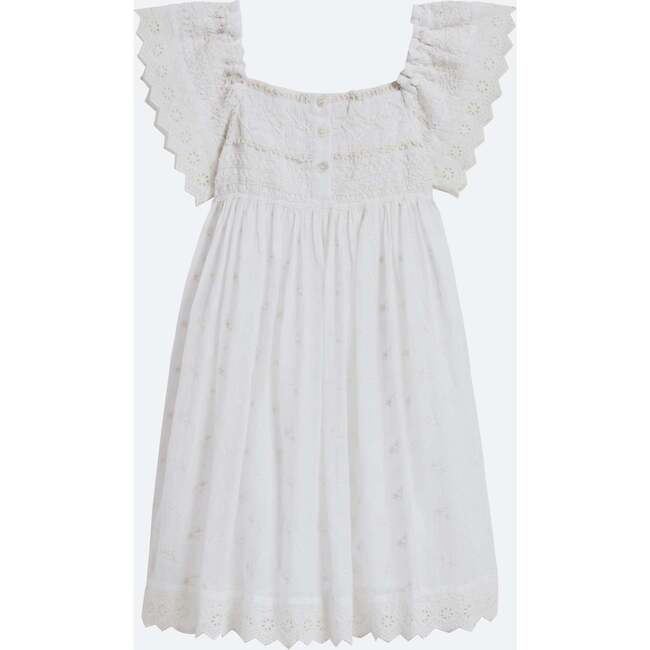 Olga Kids Dress, White - Dresses - 2