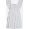 Olga Kids Dress, White - Dresses - 2 - thumbnail
