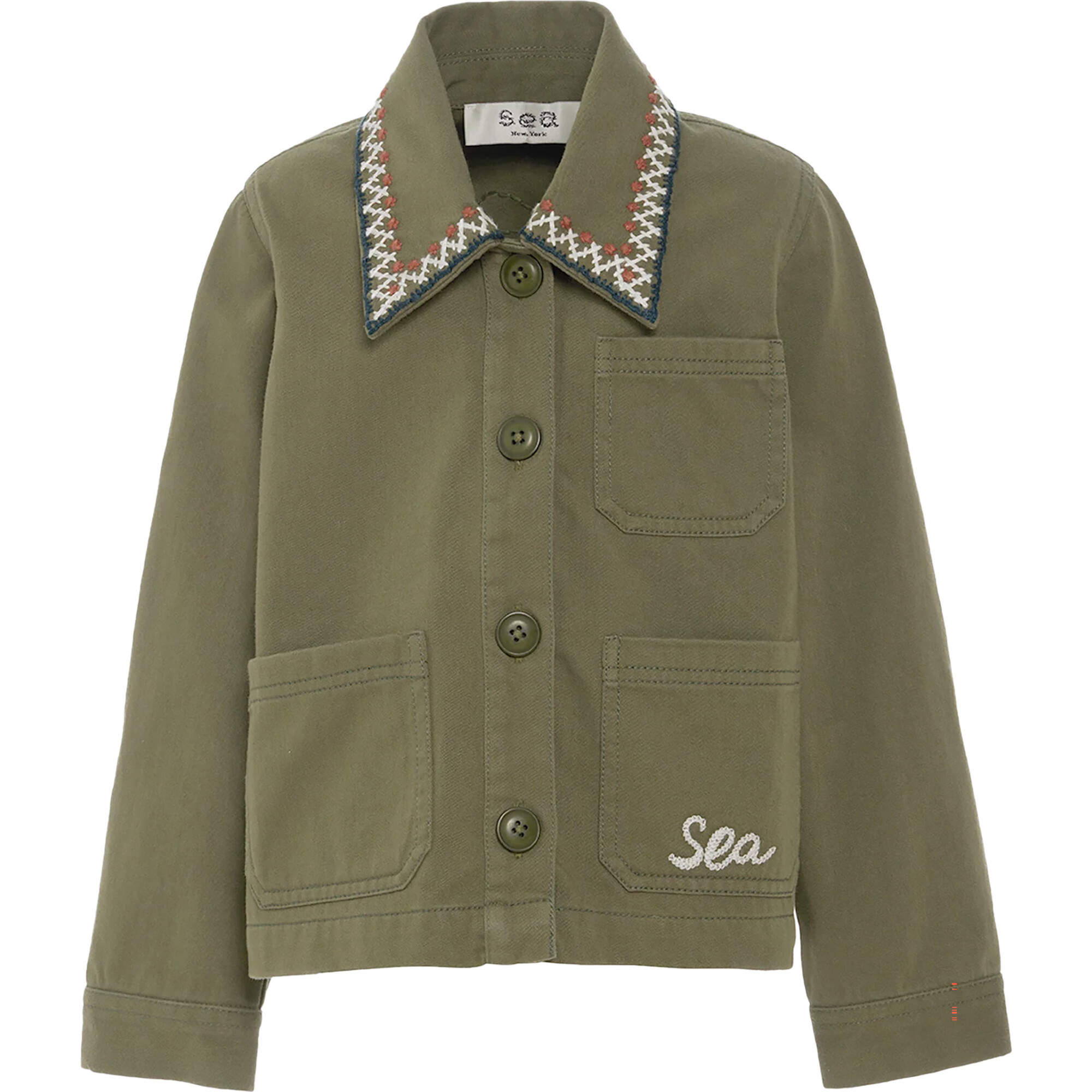 Louie Kids Jacket, Green - Jackets - 1
