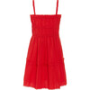 Greir Kids Dress, Red - Dresses - 1 - thumbnail
