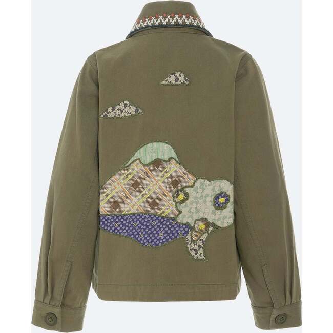 Louie Kids Jacket, Green - Jackets - 2