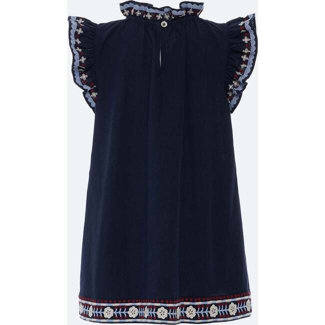 Shaina Kids Dress, Navy - Dresses - 2