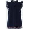 Shaina Kids Dress, Navy - Dresses - 2