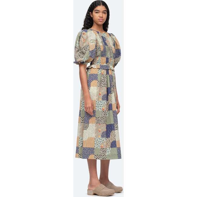Women's Louie Dress, Patchwork Floral - Dresses - 4