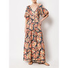Women's Ila V-Neck A-Line 4-Tier Maxi Dress, Red - Dresses - 2