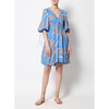 Women's Loren A-Line 3-Tier Mini Dress, Blue - Dresses - 2