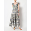 Women's Jacqueline A-Line 4-Tier Maxi Dress, Green - Dresses - 2