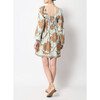 Women's Ravenna Mini Raglan Peasant Dress, Blue - Dresses - 3