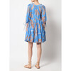 Women's Loren A-Line 3-Tier Mini Dress, Blue - Dresses - 3