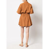 Women's Carla Oversized Short Sleeve Mini Dress, Brown - Dresses - 4