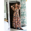 Women's Ila V-Neck A-Line 4-Tier Maxi Dress, Red - Dresses - 7